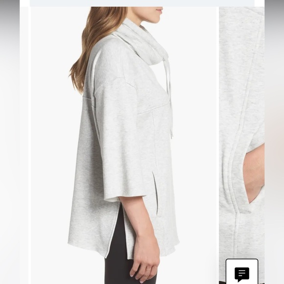 UGG Light Heather Gray Astrid Poncho - Like New Condition - XS/S - Picture 13 of 13